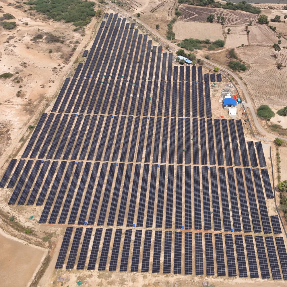 solar ground mount plant