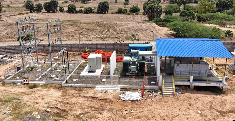 solar ground mount plant transformer