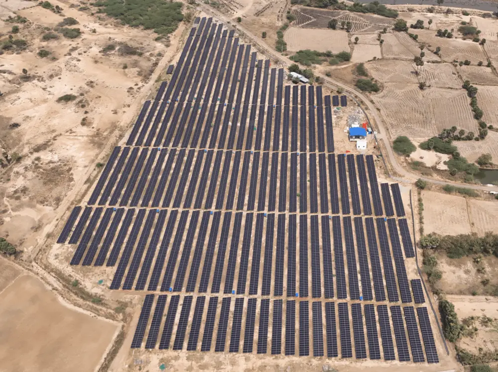 5 MW Solar ground mounted plant installed Pudukttai