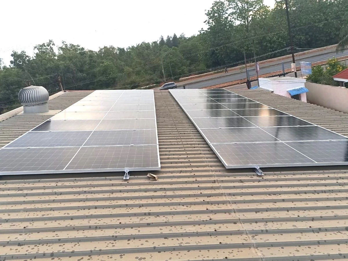 solar on grid plant for industries